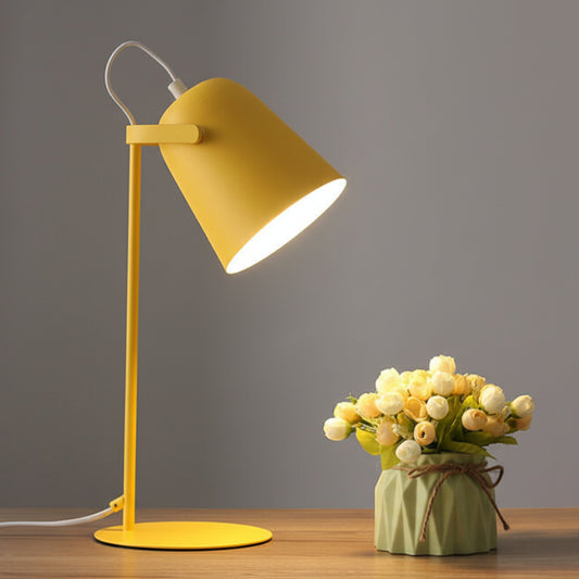 Lampa Stołowa Nordic Macaron Metalowa Żarówkowa 1