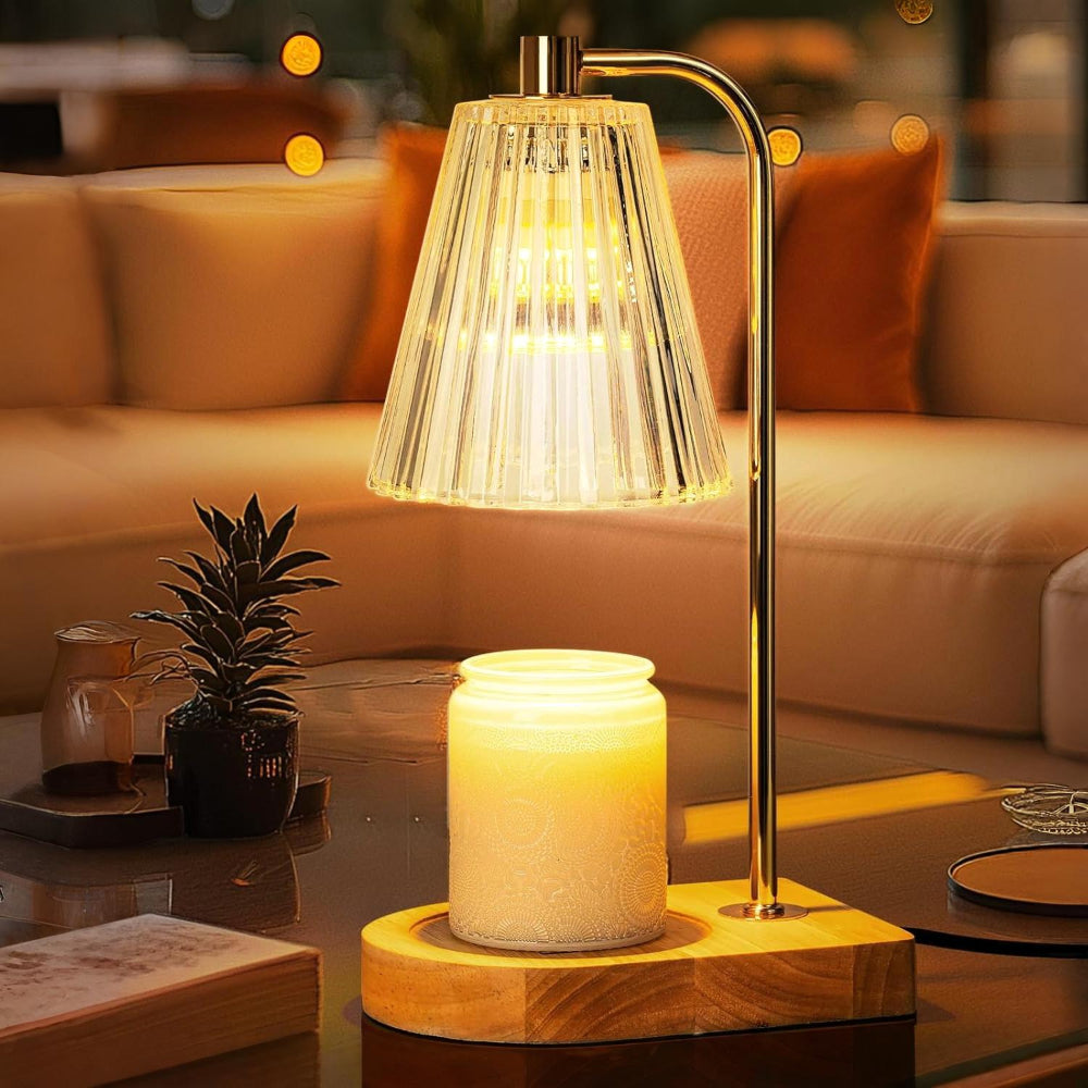 Lámpara de Mesa Vela Eléctrica con Regulación de Brillo