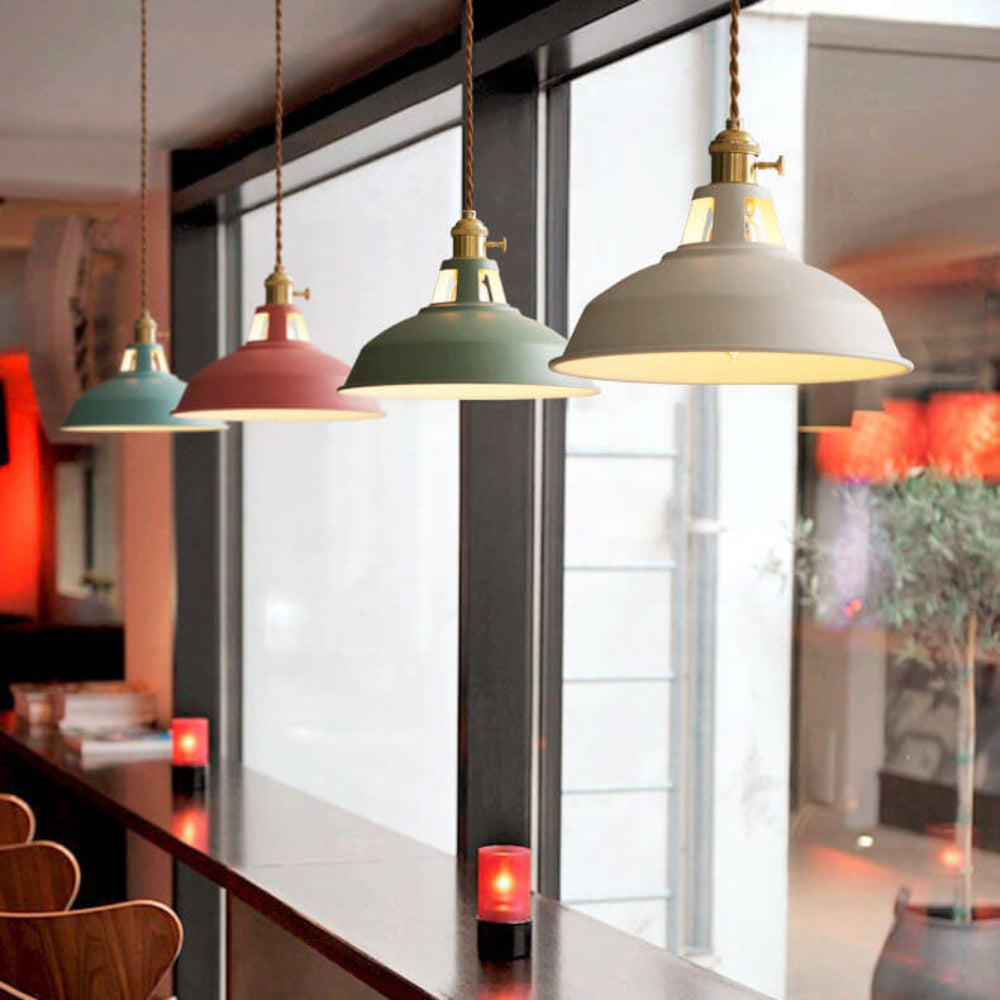 Lampa Wisząca Industrialna Regulowanym Łańcuchem 8