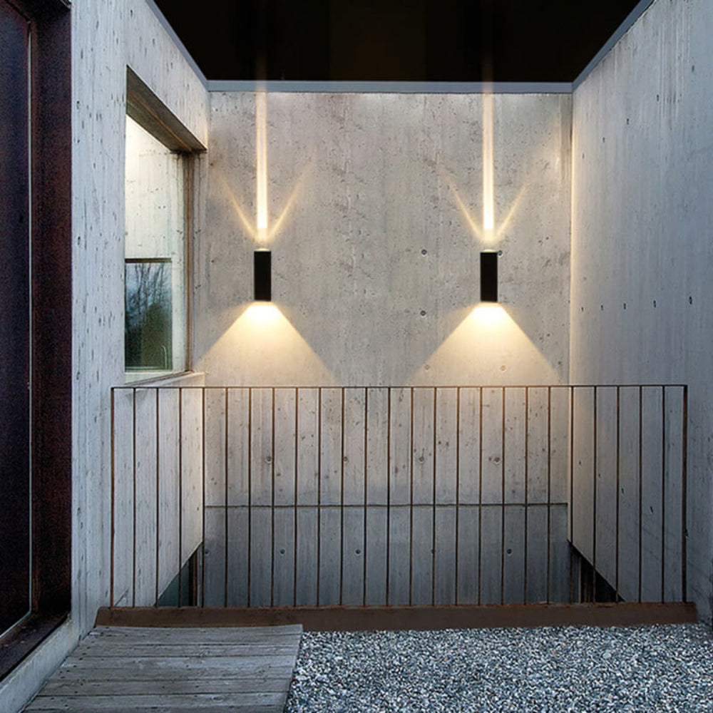 Lampa Ścienna LED Aluminium Nowoczesna Zewnątrz 4