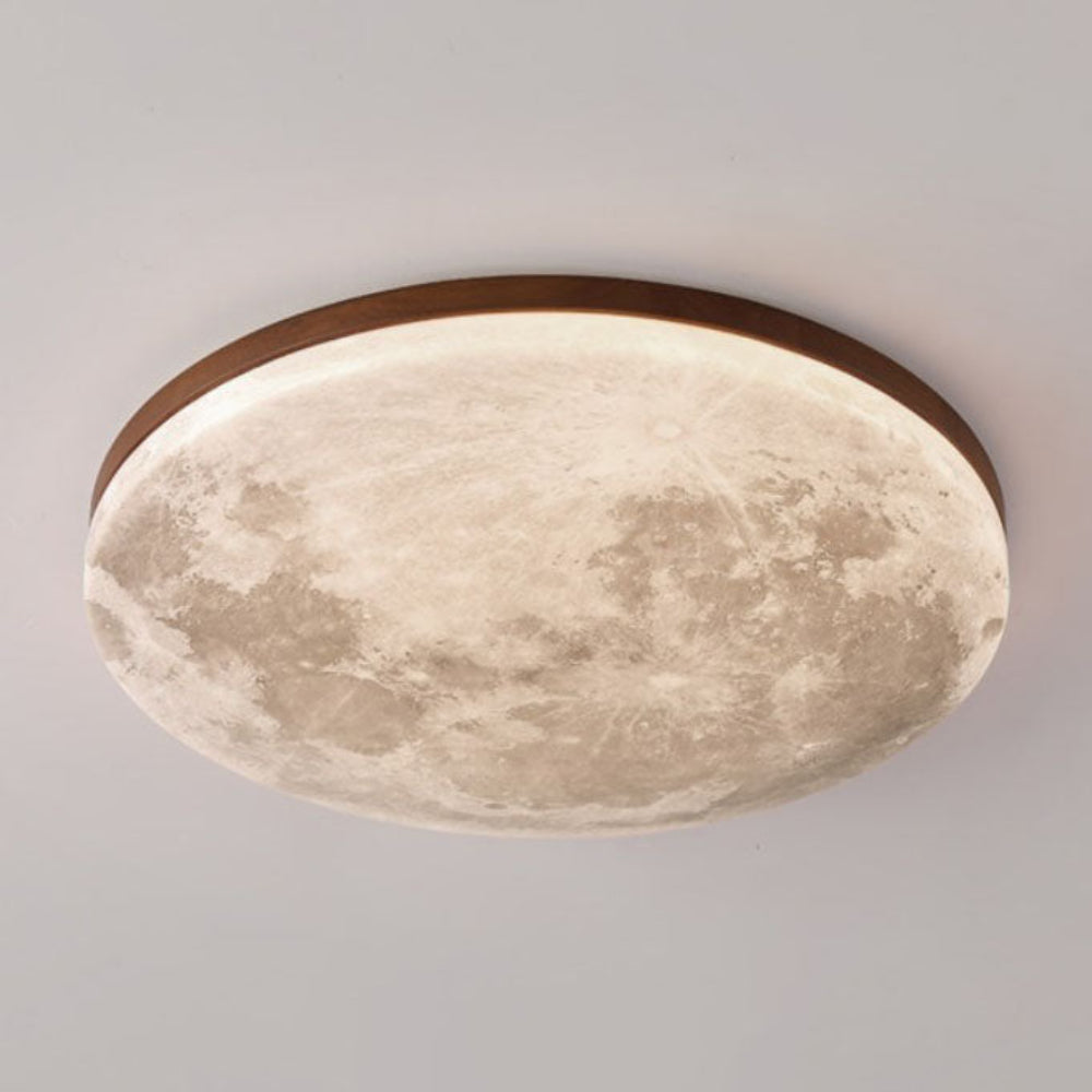 Lampa sufitowa LED Stylu Okrągła PVC Drewniana 7
