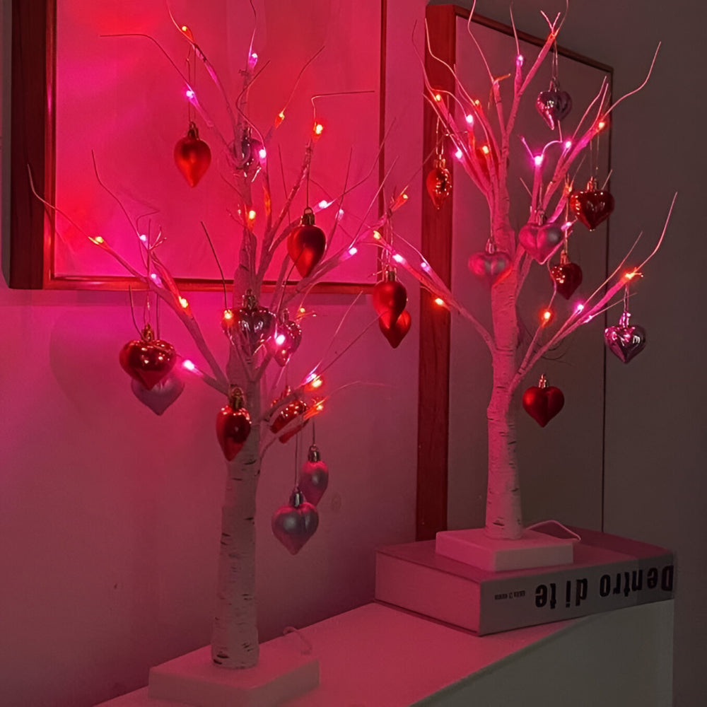 Lampada decorativa Cuore Alberello LED San Valentino Motivo