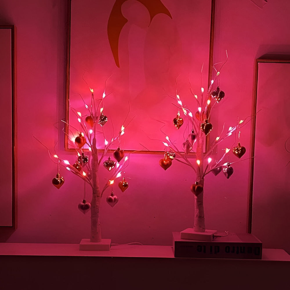 Lampada decorativa Cuore Alberello LED San Valentino Motivo