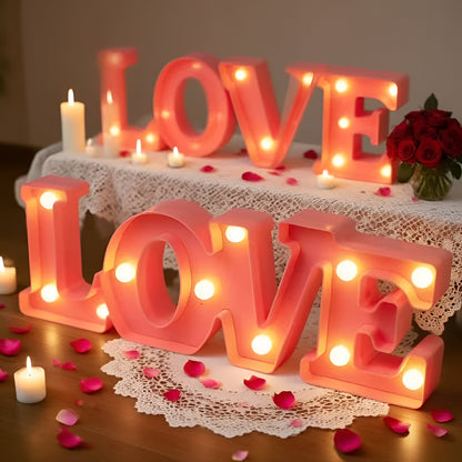 Lámpara Nocturna LED Letras LOVE Decorativa
