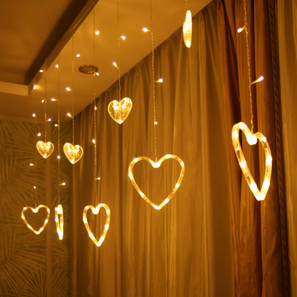 Luci a LED Cuori Decorativi Interni Appesi