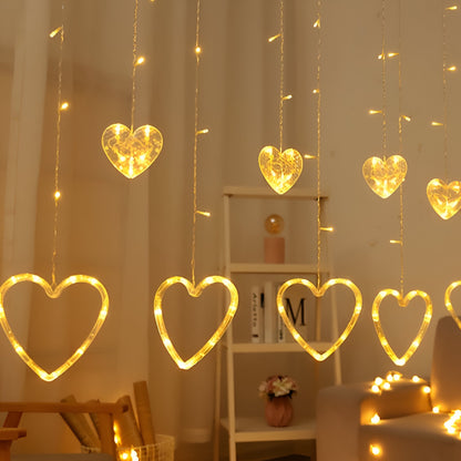 Luci a LED Cuori Decorativi Interni Appesi