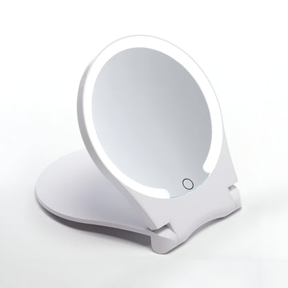 Lusterko Kosmetyczne LED Składane Powiększenie 10X