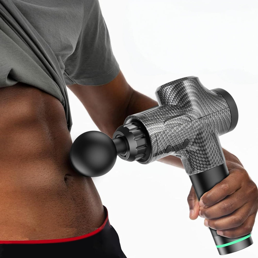 Masażer Elektryczny Regulacja Intensywności Głowice Wymienne