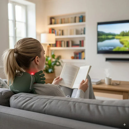 Masażer Szyi Elektryczny Ciepło Wibracje Mięśnie