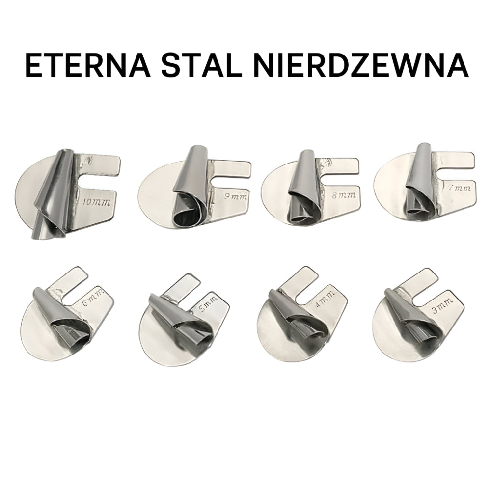 Maszyna Szycie Stopka Stal Rolowana Krawędź Obróbka