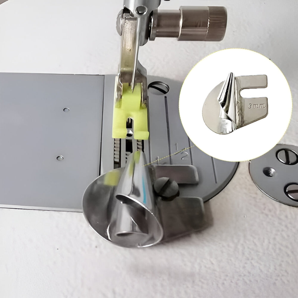 Maszyna Szycie Stopka Stal Rolowana Krawędź Obróbka