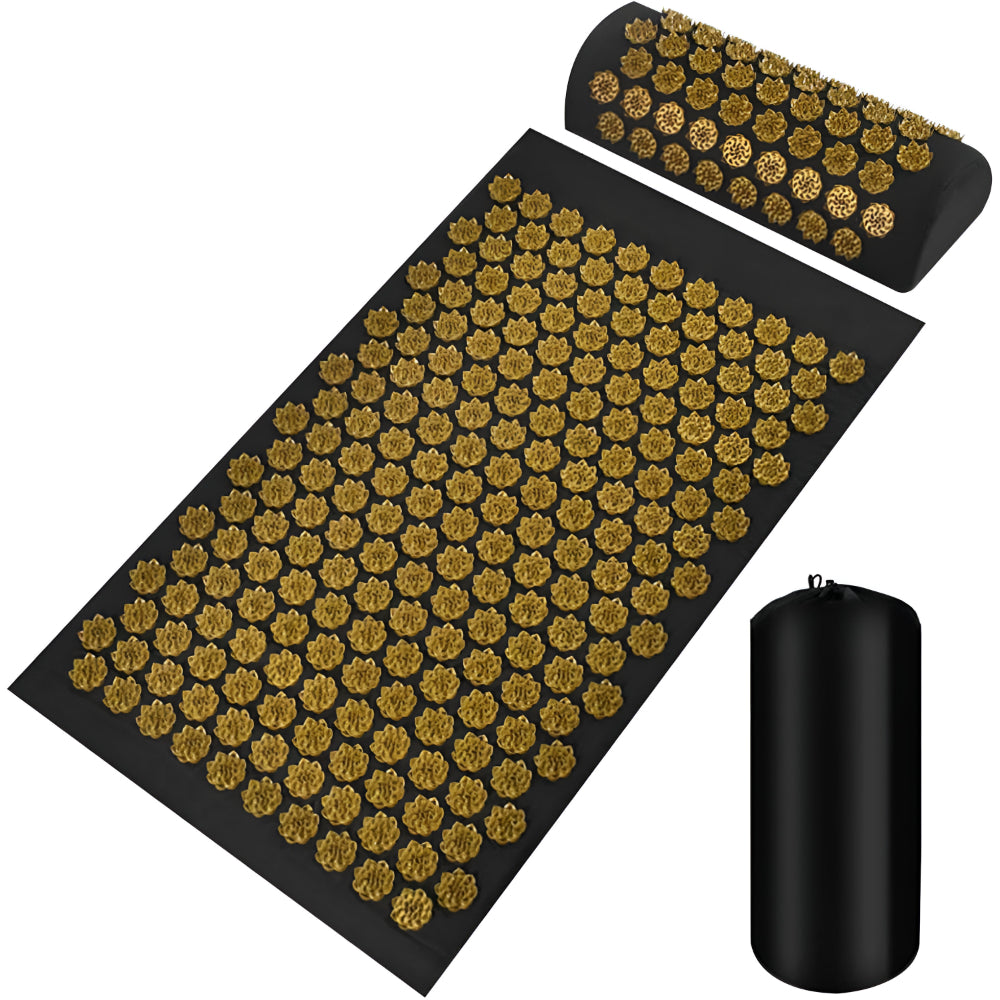 Mata Akupresuryjna Zestaw Poduszka Akupresuryjna