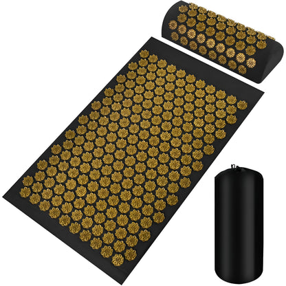 Mata Akupresuryjna Zestaw Poduszka Akupresuryjna