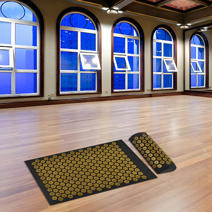 Mata Akupresuryjna Zestaw Poduszka Akupresuryjna