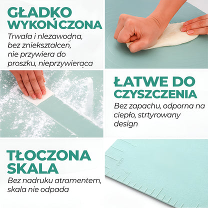 Silicone Mat for Roasting and Rolling Dough Non-Slip