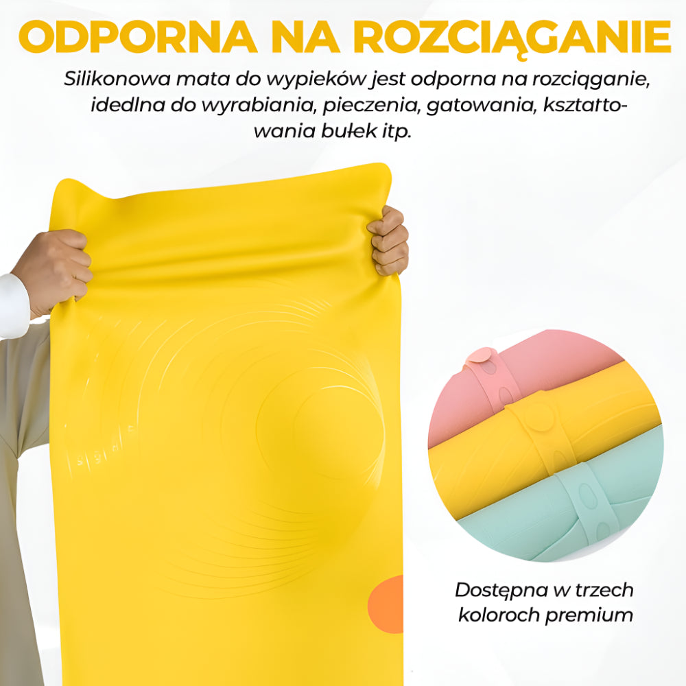 Silicone Mat for Roasting and Rolling Dough Non-Slip