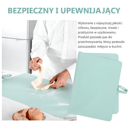 Silicone Mat for Roasting and Rolling Dough Non-Slip