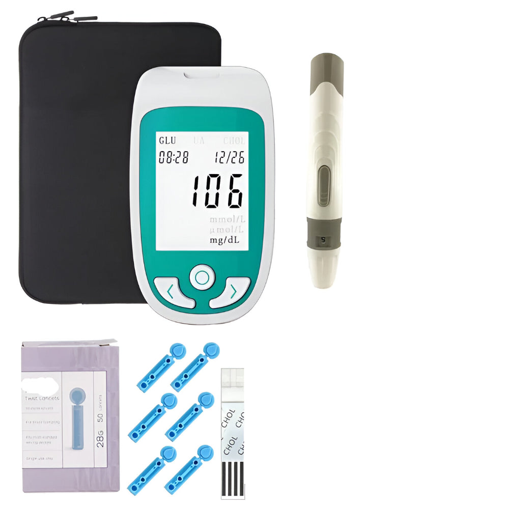 Miernik Cholesterolu Domowy Tester Glukozy Paski Testowe
