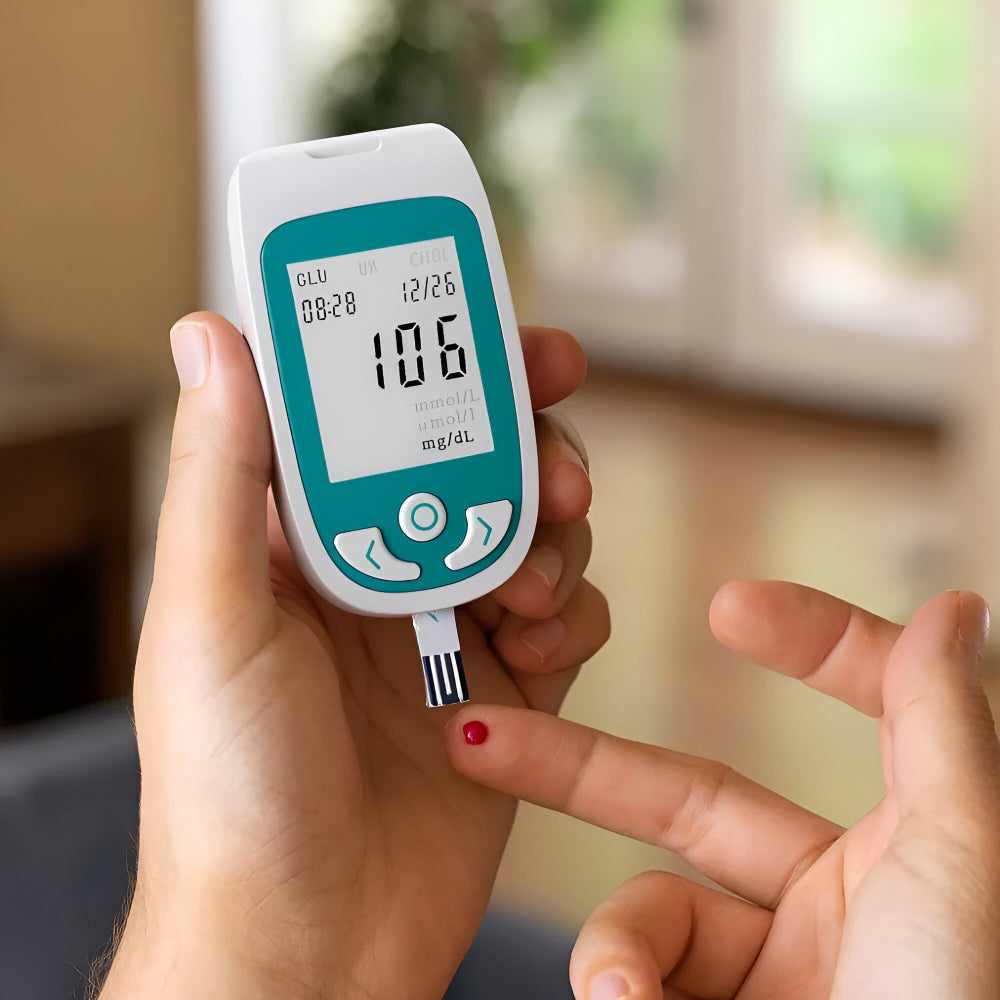 Miernik Cholesterolu Domowy Tester Glukozy Paski Testowe