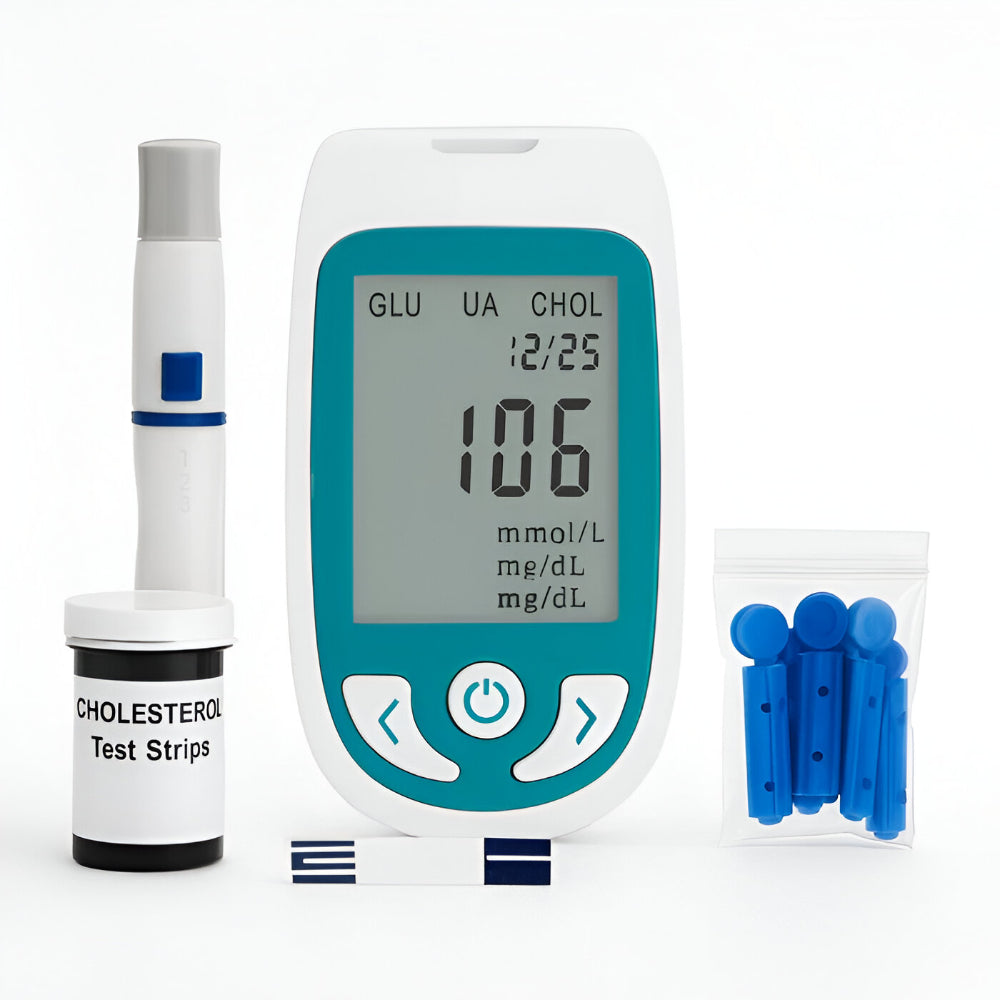 Miernik Cholesterolu Domowy Tester Glukozy Paski Testowe