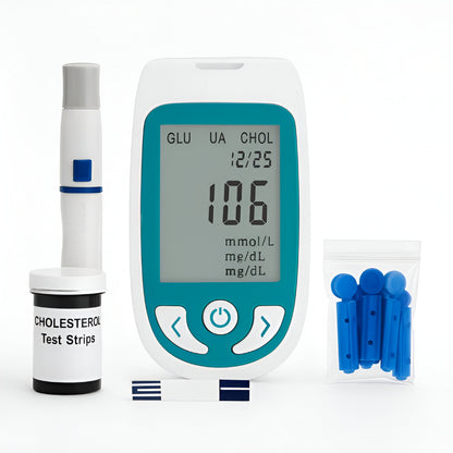 Miernik Cholesterolu Domowy Tester Glukozy Paski Testowe