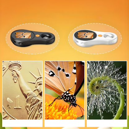 Microscopio Digitale Portatile 500x Schermo LED Fotocamera USB
