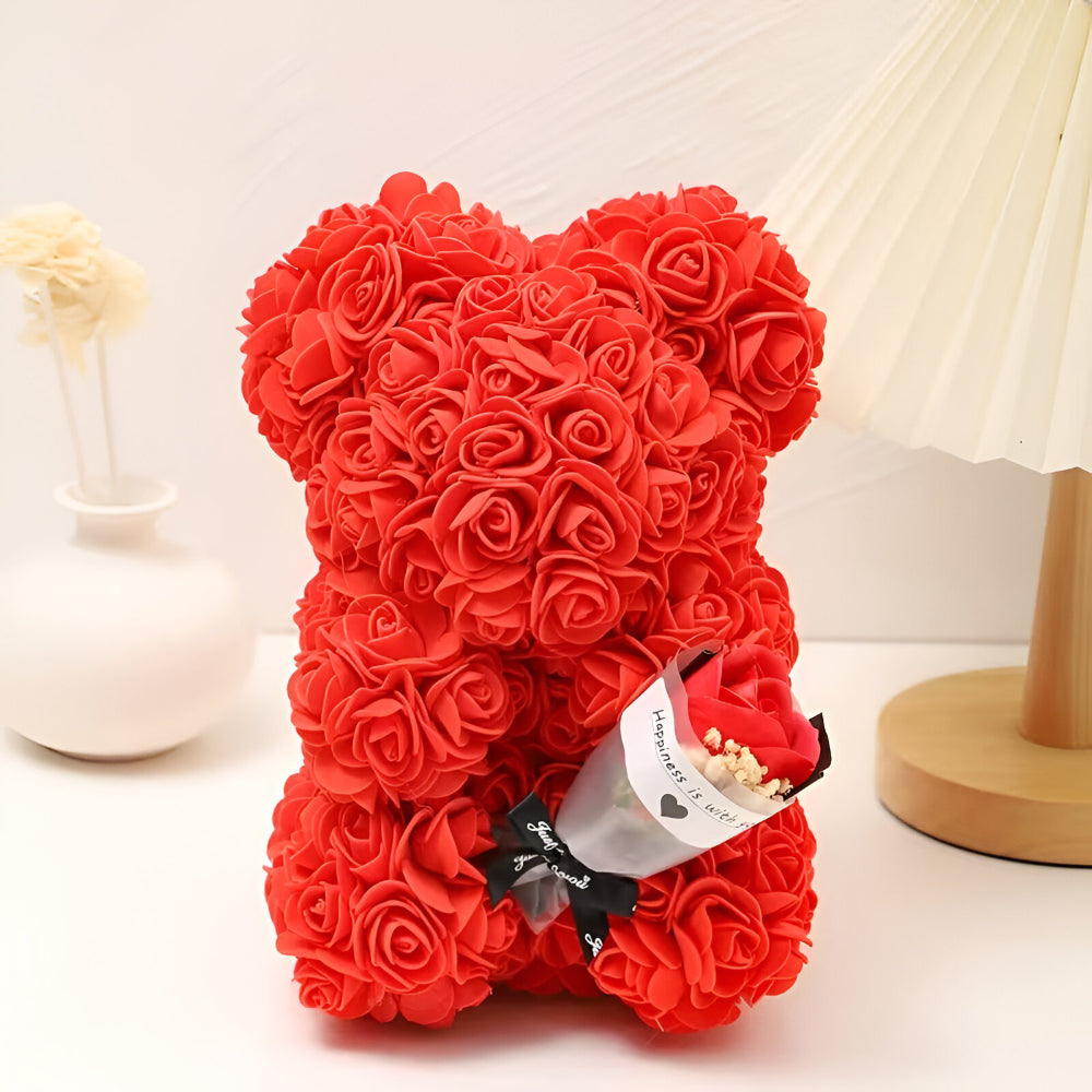 Oso Decorativo Rosas Regalo para Ocasiones Especiales