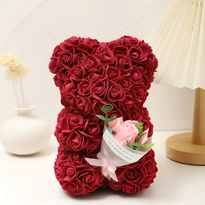 Oso Decorativo Rosas Regalo para Ocasiones Especiales