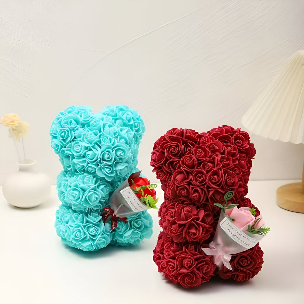 Oso Decorativo Rosas Regalo para Ocasiones Especiales