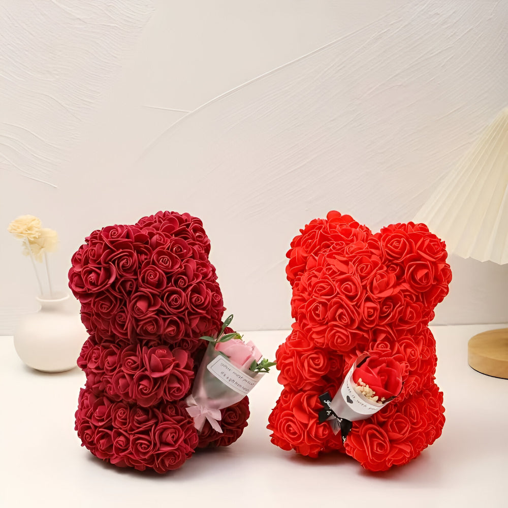 Oso Decorativo Rosas Regalo para Ocasiones Especiales