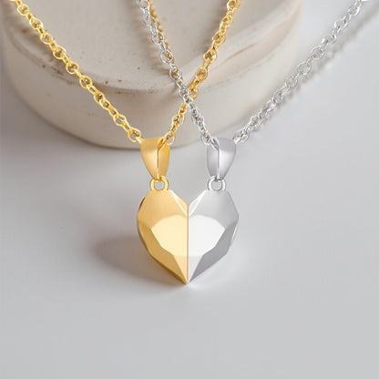 Collar Pareja Magnético Corazón Símbolo de Relación