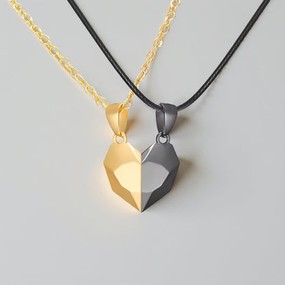 Collar Pareja Magnético Corazón Símbolo de Relación