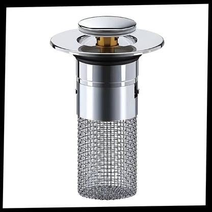 Odpływ Łazienkowy Antyzapachowy Stalowy Filtr Przeciwzatorowy