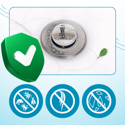 Odpływ Łazienkowy Antyzapachowy Stalowy Filtr Przeciwzatorowy