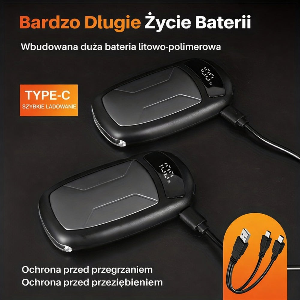 Ogrzewacz Do Rąk Elektryczny Kieszonkowy Wyświetlacz