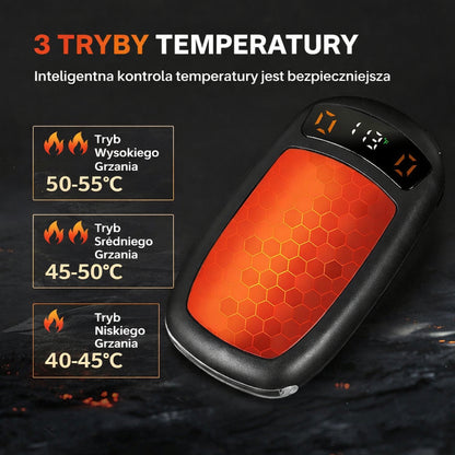 Ogrzewacz Do Rąk Elektryczny Kieszonkowy Wyświetlacz