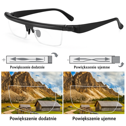 Adjustable Reading Glasses Magnification TR90