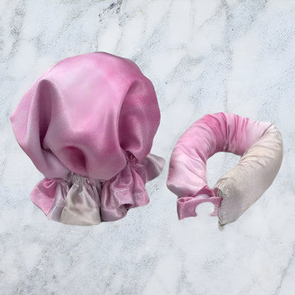 Opaska do Włosów Satynowa Bez Ciepła Lokówka Miękkie Loki