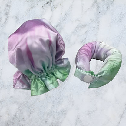 Opaska do Włosów Satynowa Bez Ciepła Lokówka Miękkie Loki