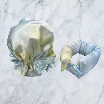 Opaska do Włosów Satynowa Bez Ciepła Lokówka Miękkie Loki