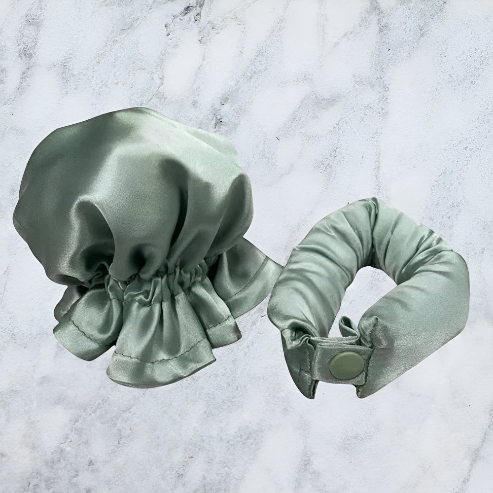 Opaska do Włosów Satynowa Bez Ciepła Lokówka Miękkie Loki