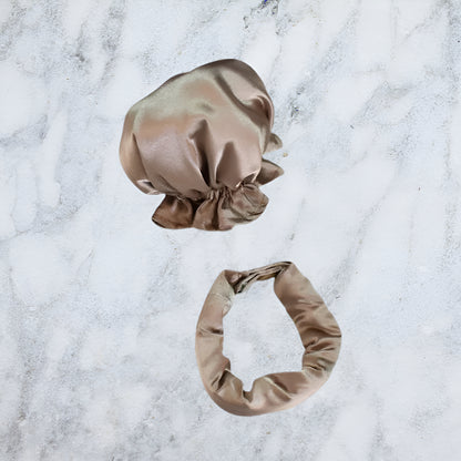 Opaska do Włosów Satynowa Bez Ciepła Lokówka Miękkie Loki