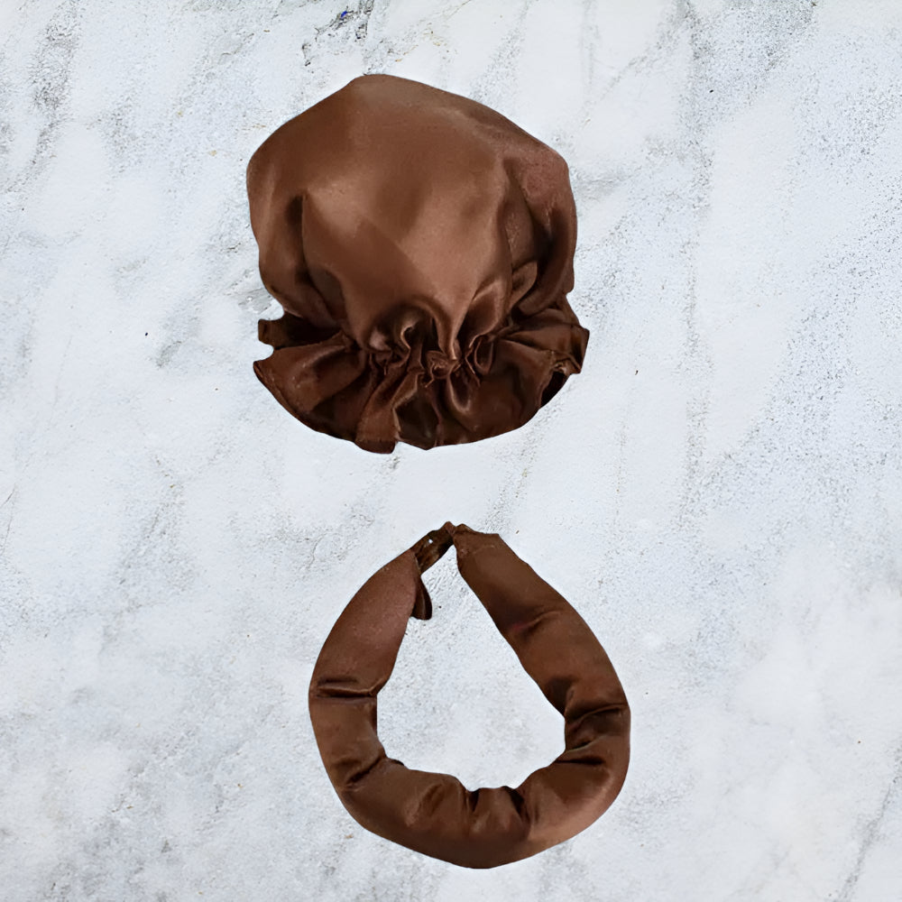 Opaska do Włosów Satynowa Bez Ciepła Lokówka Miękkie Loki