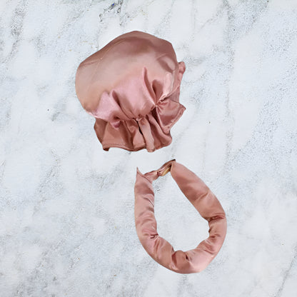 Opaska do Włosów Satynowa Bez Ciepła Lokówka Miękkie Loki