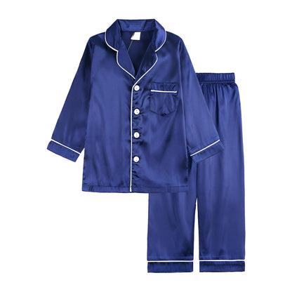 Pijama Infantil de Dos Piezas Liso para Dormir