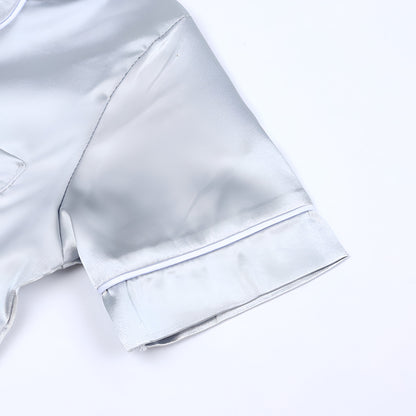 Pijama Infantil de Dos Piezas Liso para Dormir
