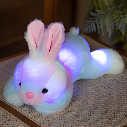 Glowing Bunny Plush Night Light Soft Toy for Kids