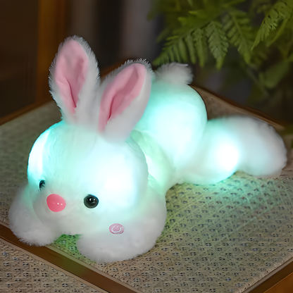 Glowing Bunny Plush Night Light Soft Toy for Kids