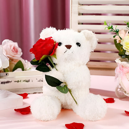 Orso di Peluche Rosa Decorativo Regalo Romantico