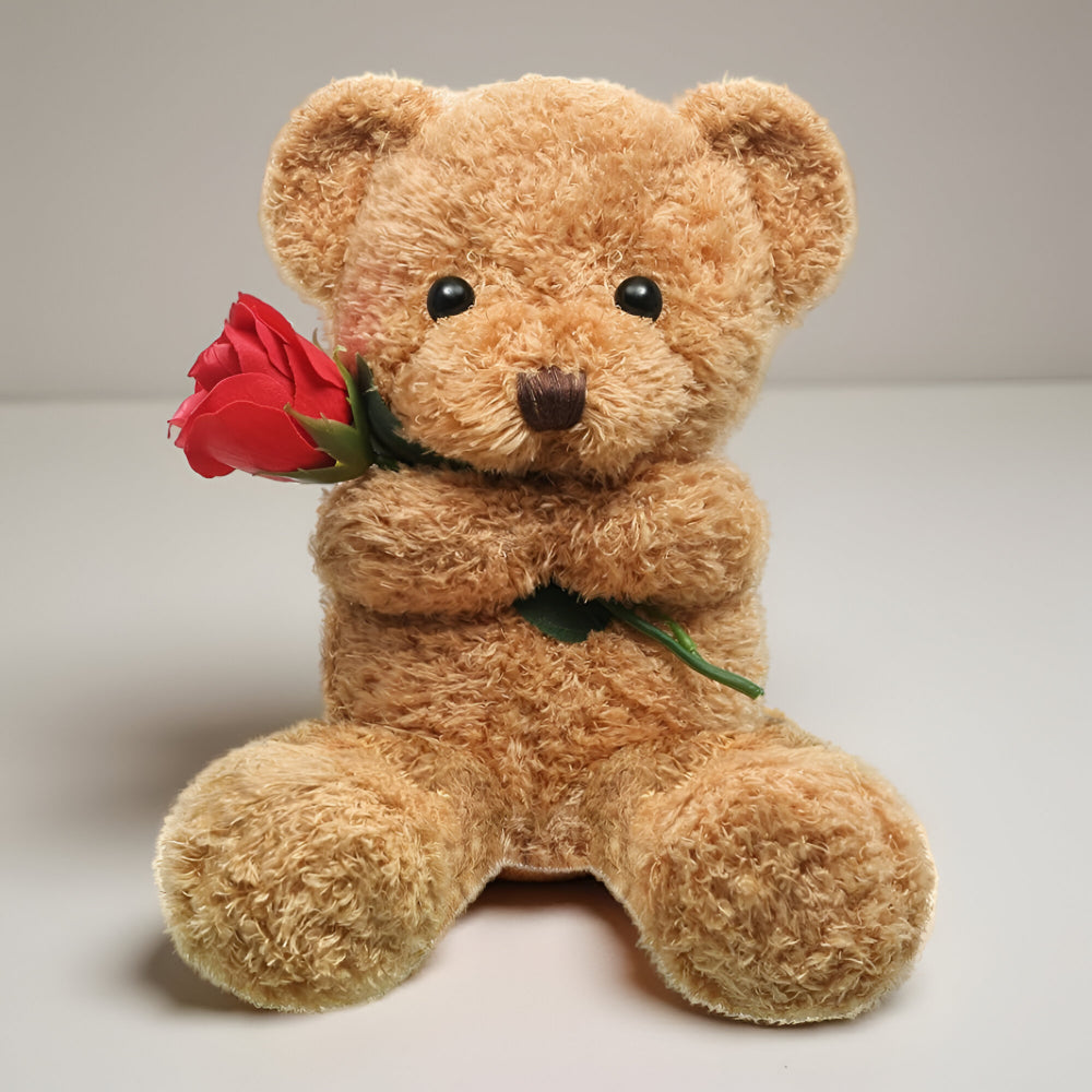 Orso di Peluche Rosa Decorativo Regalo Romantico